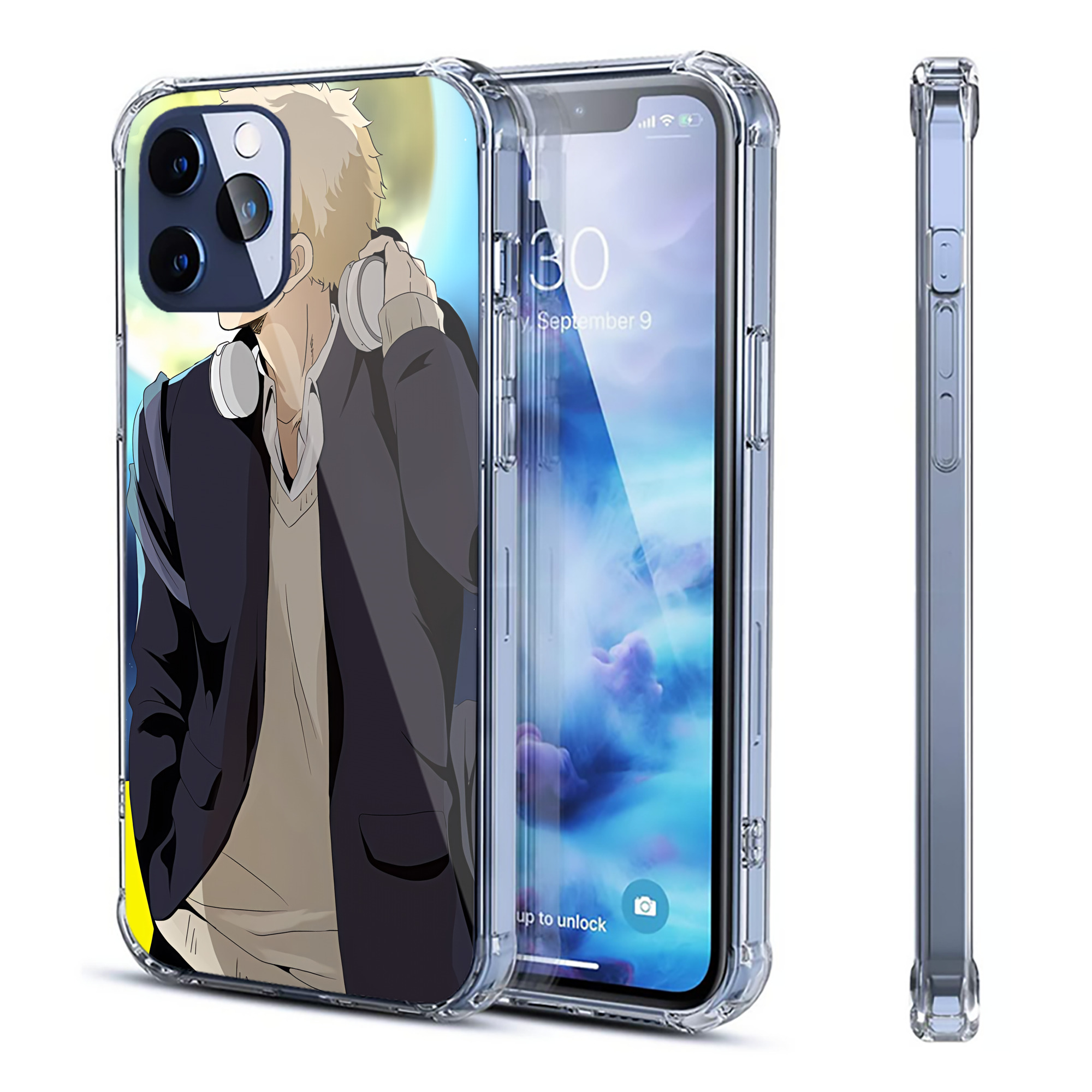（画像用） ハイキュー!! Haikyu!! 【iPhone 12シリーズ対応】透明スマホケース（クリアソフトケース）